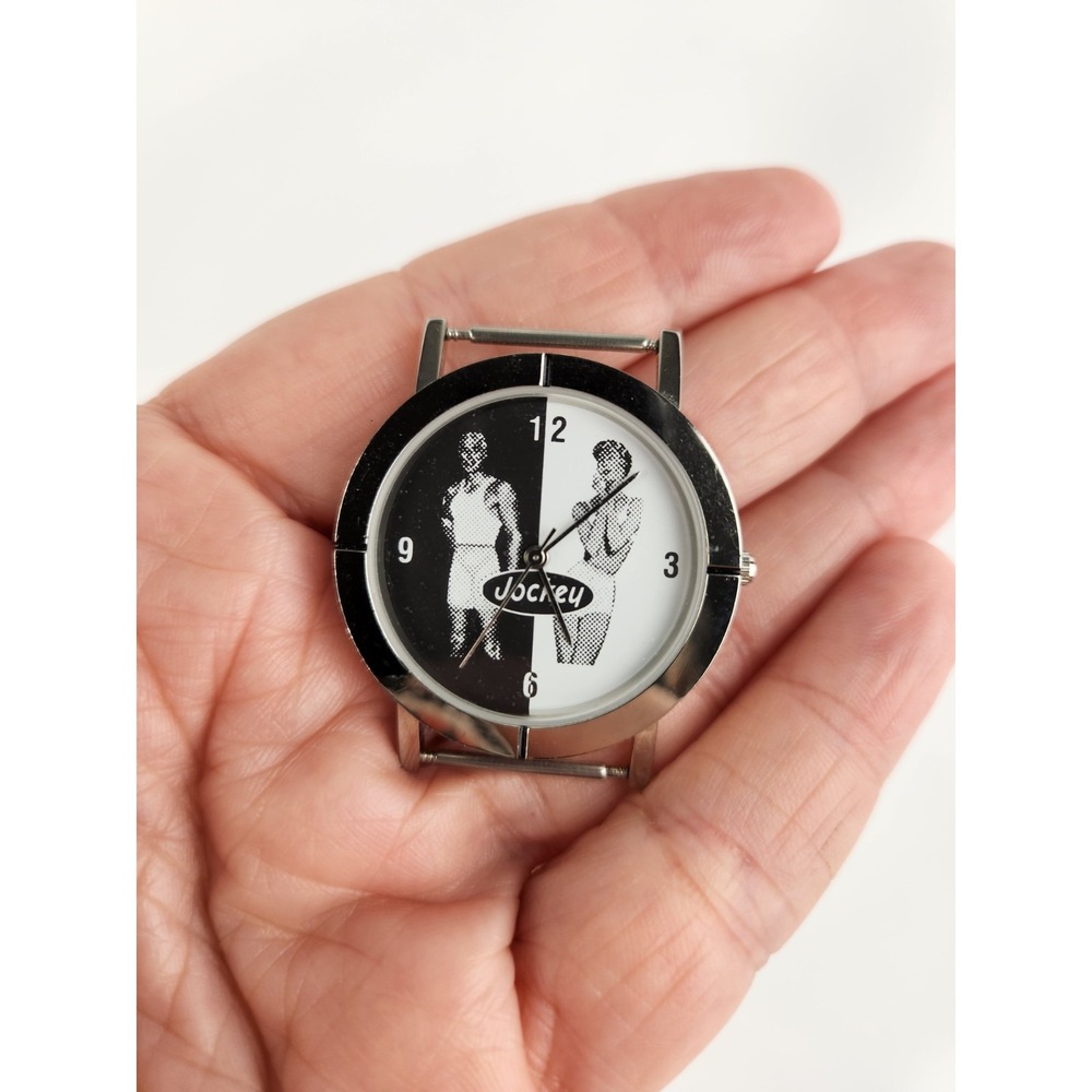 Vintage 1996 Jockey Printed Quartz Watch Advertising Promotional Japan Timepiece